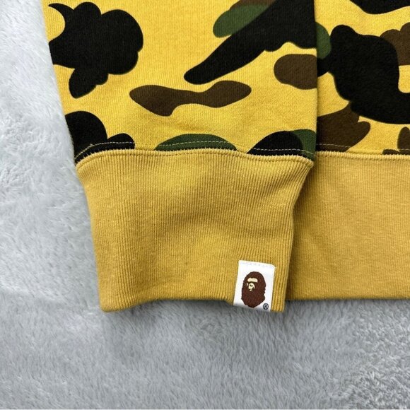 Bape A Bathing Ape Green Camo Crewneck XL - Picture 11 of 14